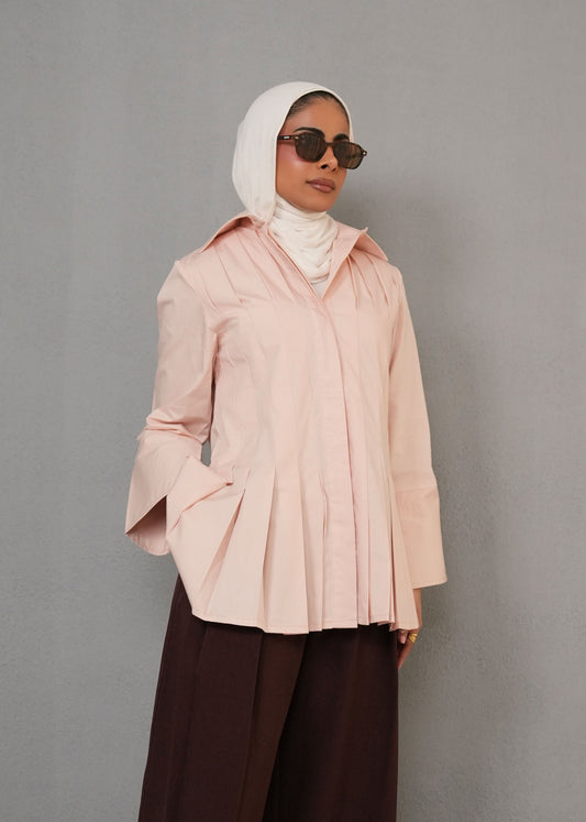 7808 Pink Summer Shirt For Women