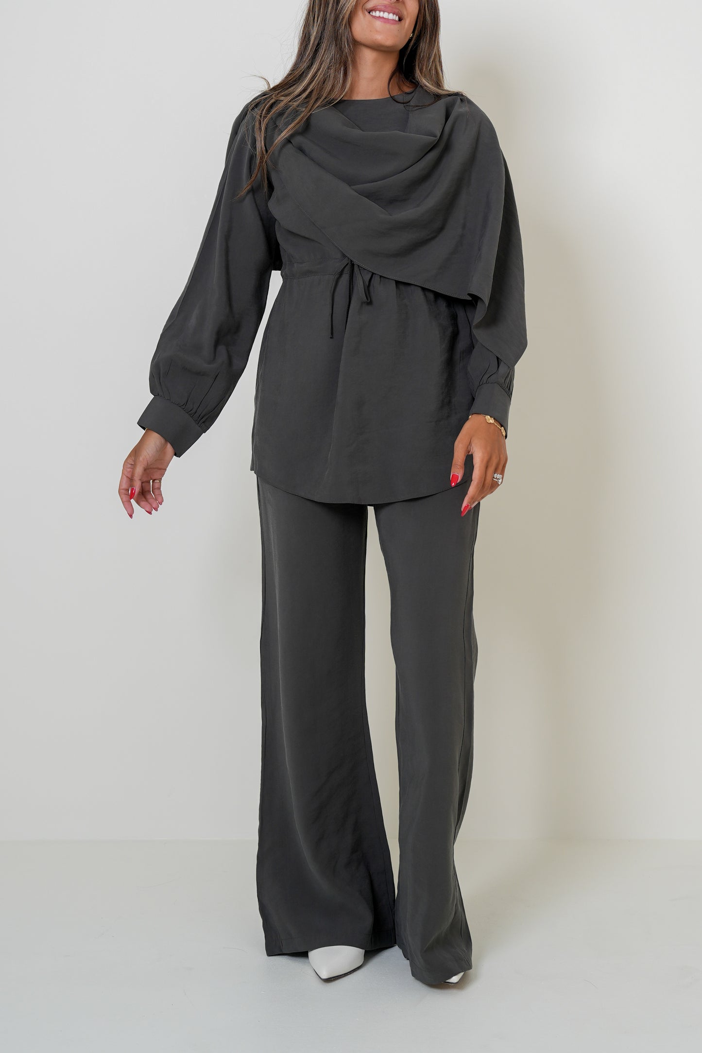 7901 Dark Gray Set For Women