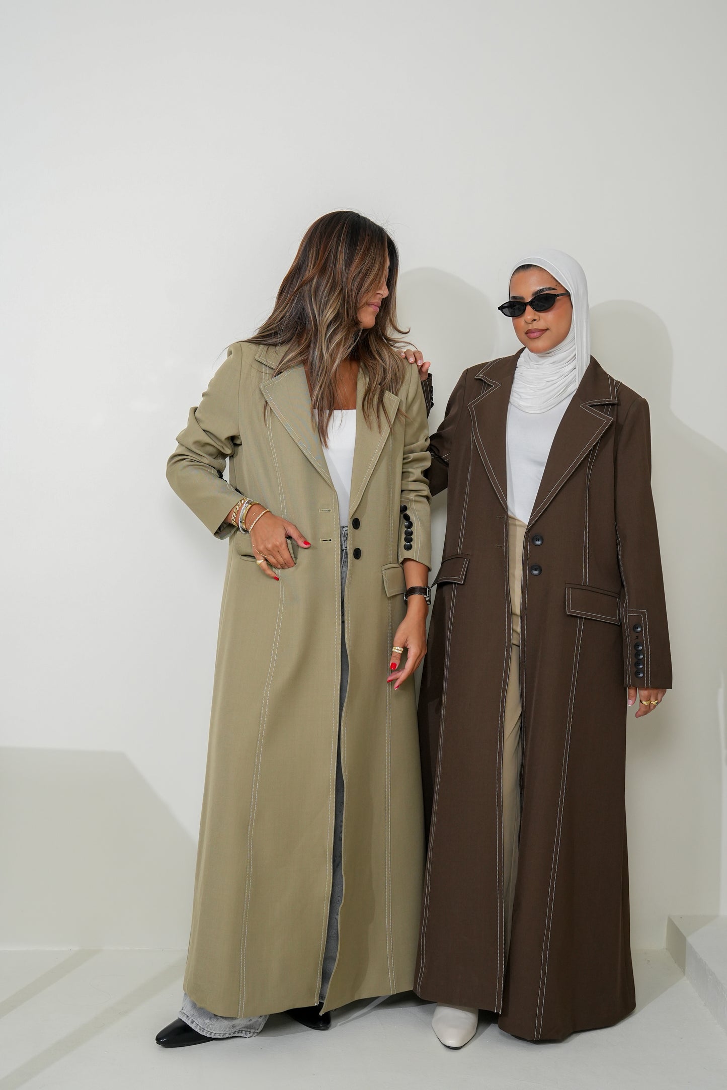 7936 Coffee Coat For Women