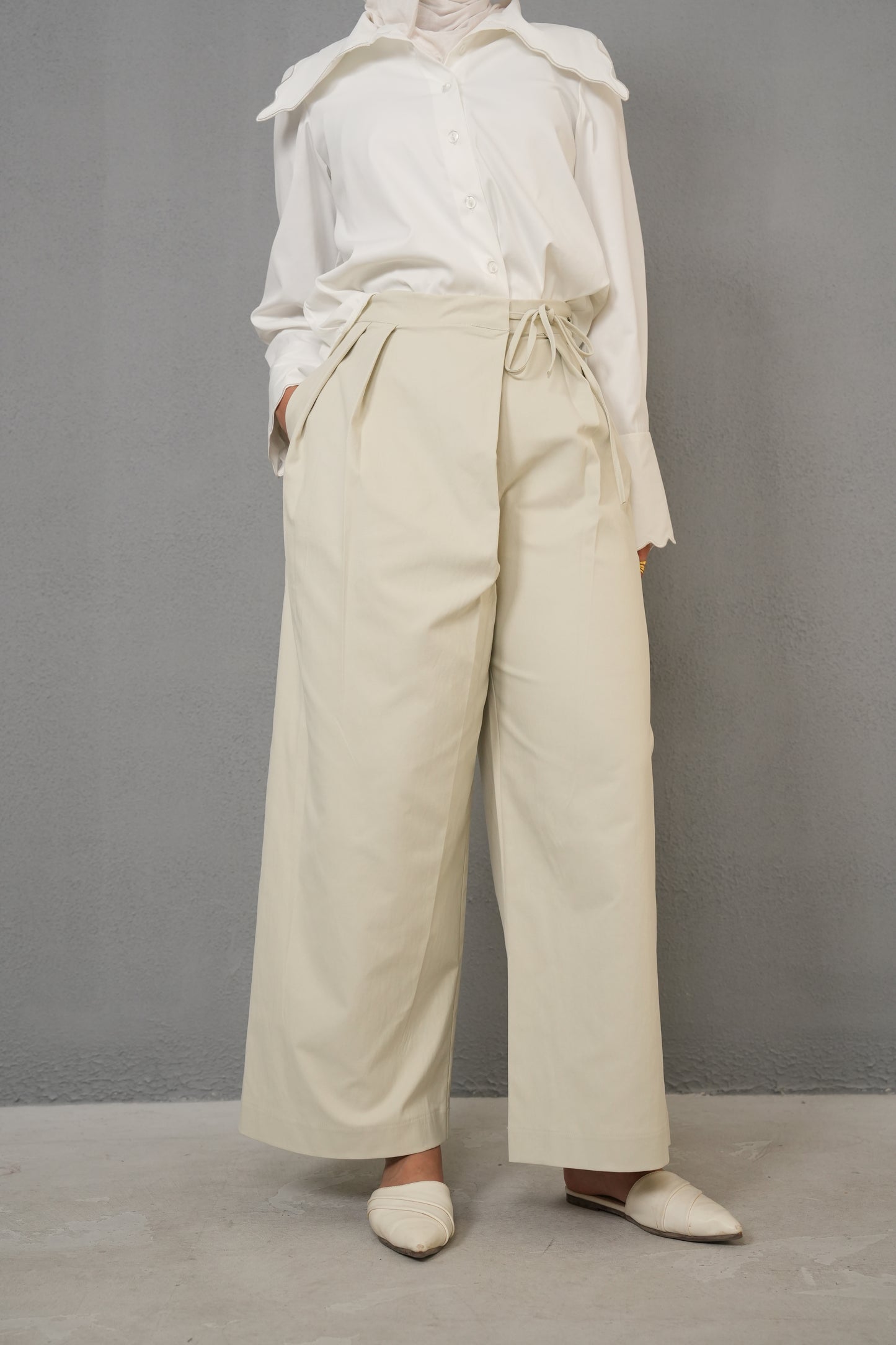 7822 White Pant For Women
