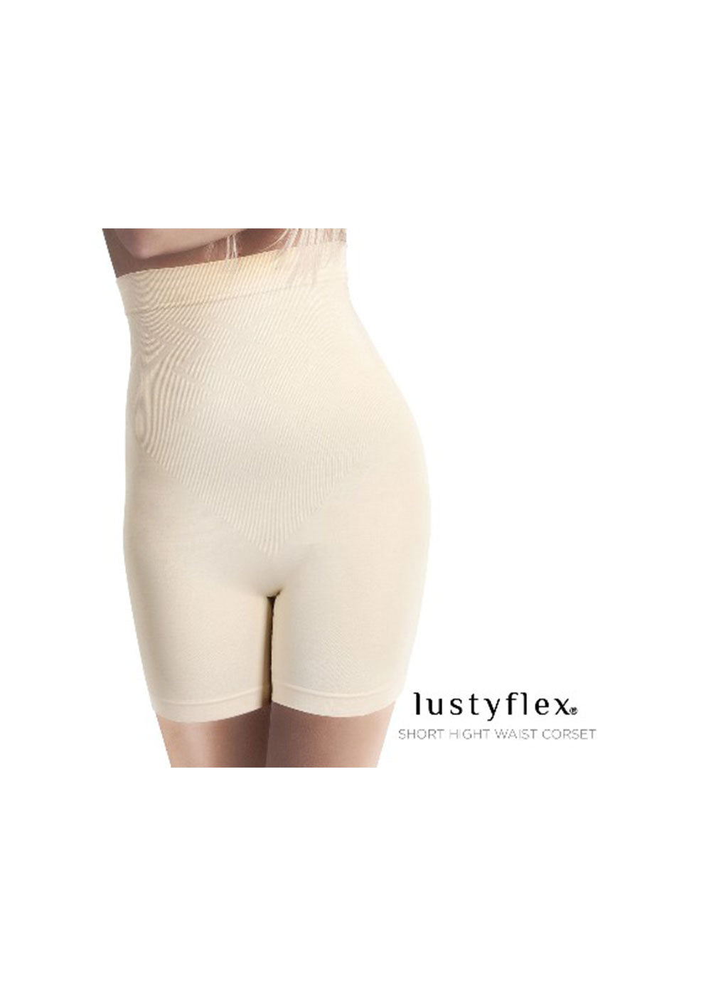 Lustyflex Short Highty Waist Corset for Toning