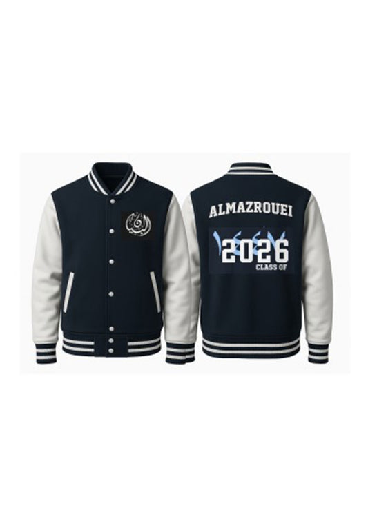 BIS Senior Navy Varsity Jacket For Men