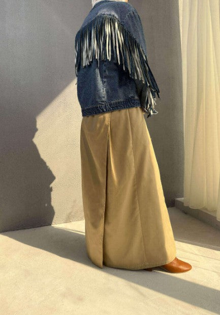 بنطلون نوفا نصف ملفوف 2024 بيج