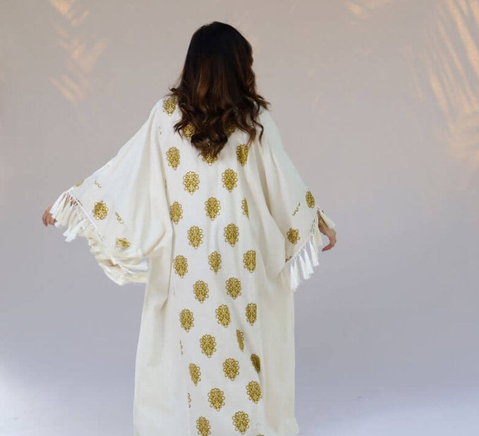 درعا عرقية ذهبية للنساء