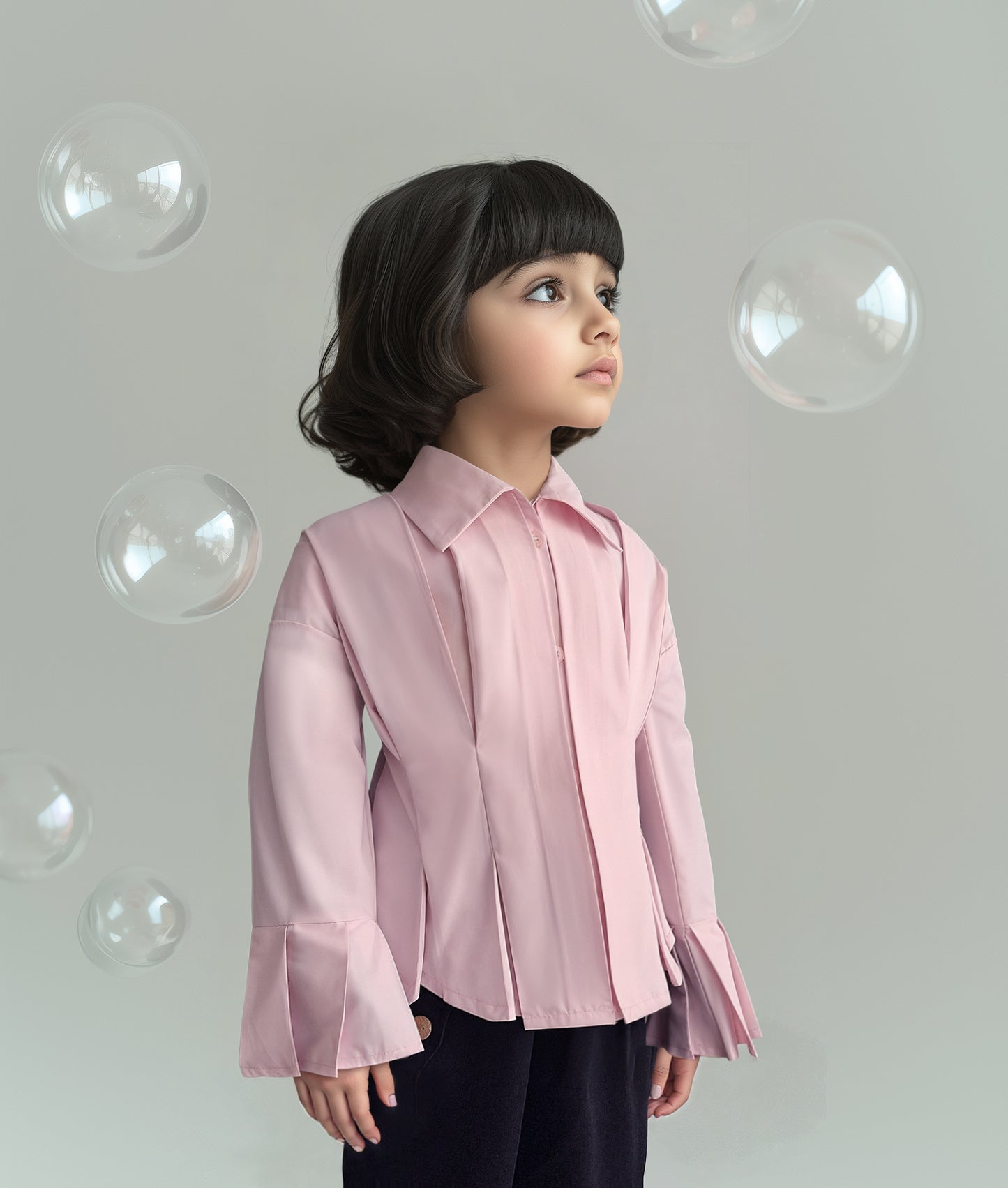 بلوزة باريلل وردية