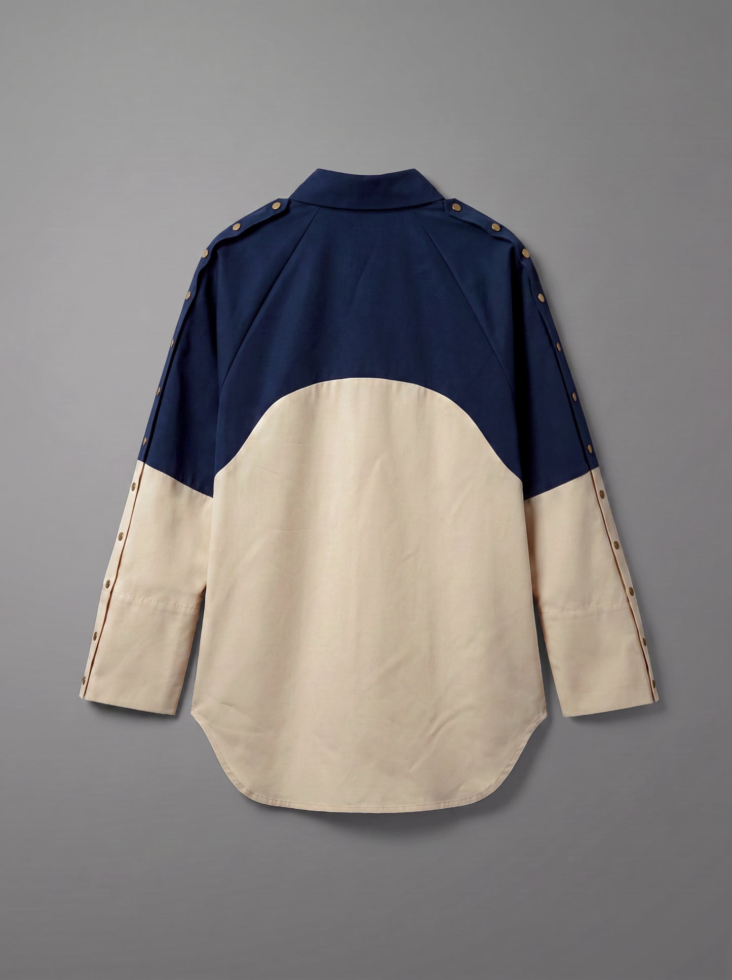 8331 Beige And Navy Shirt For Women