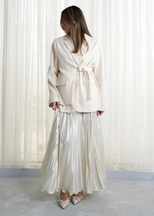 7791 Beige Blazer For Women