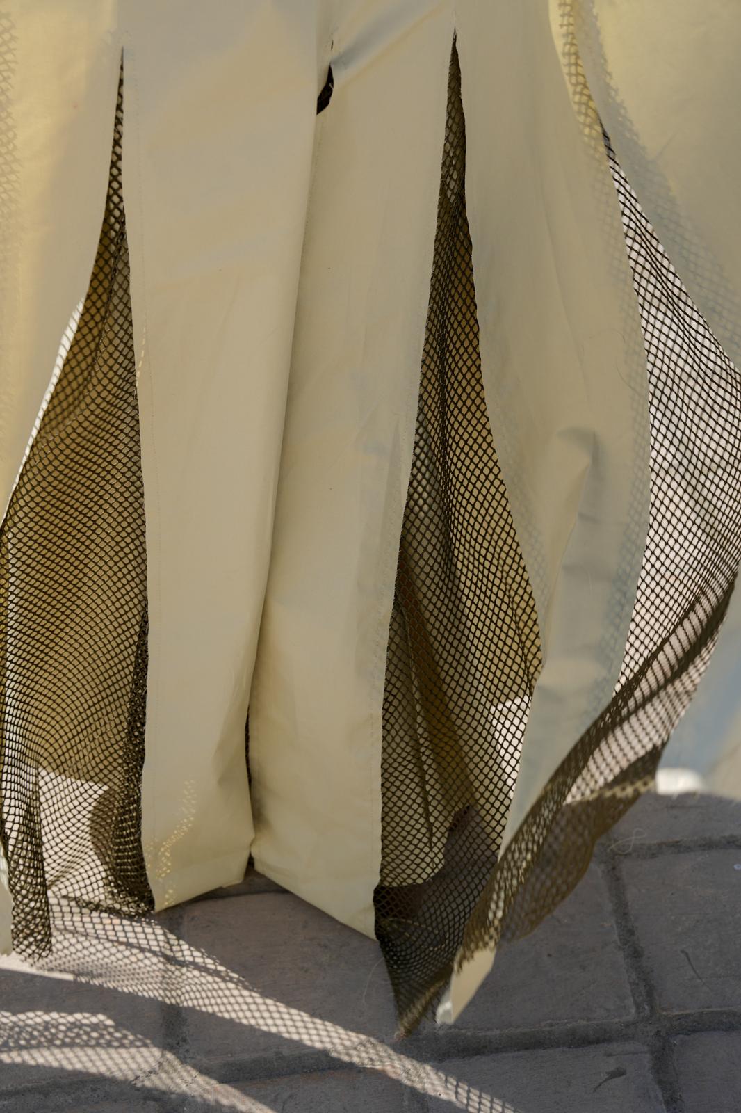 7752 Khaki Daraa With Bottom Cut For Women