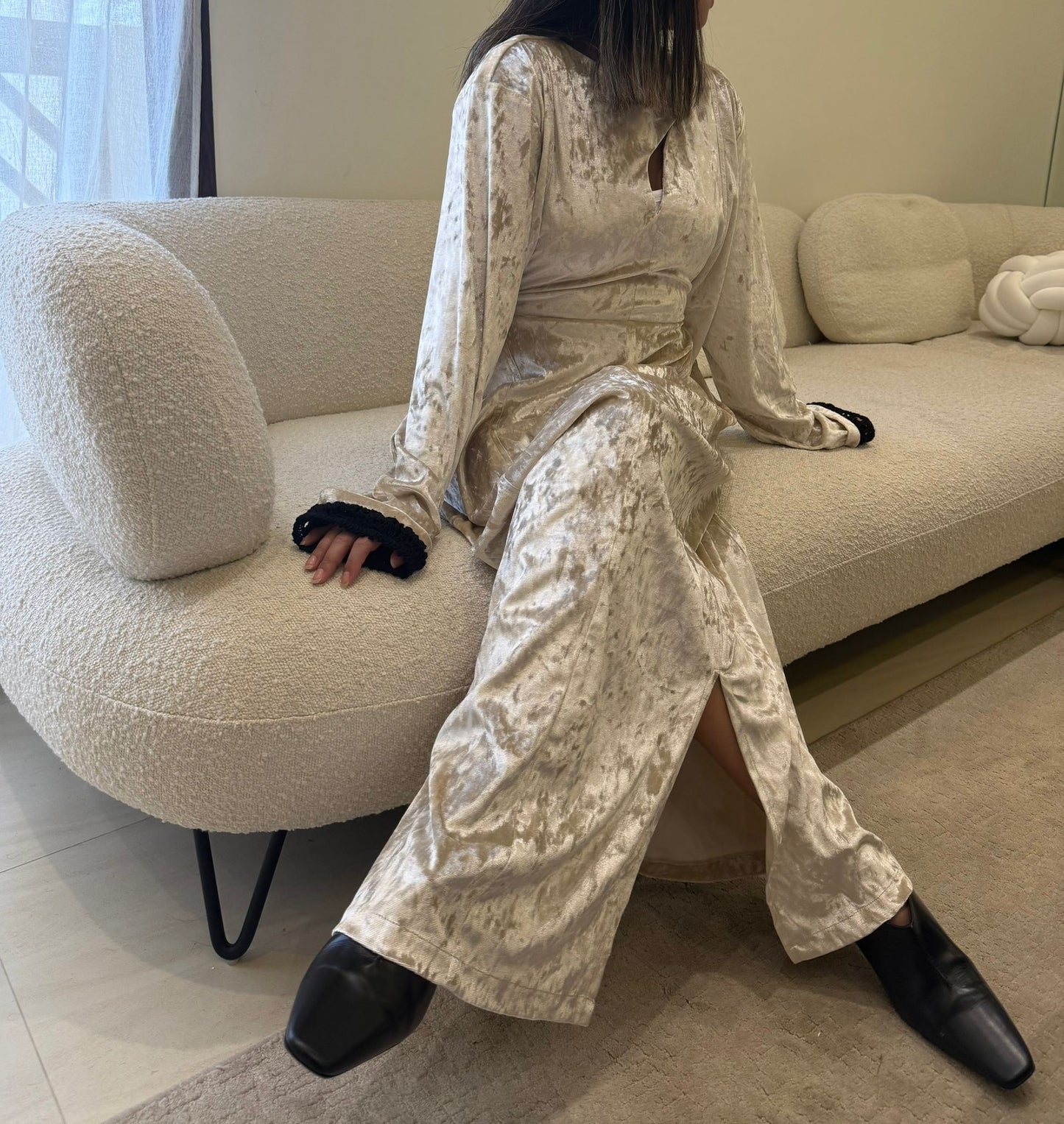 8080 Sunday Studio White Dress For Women