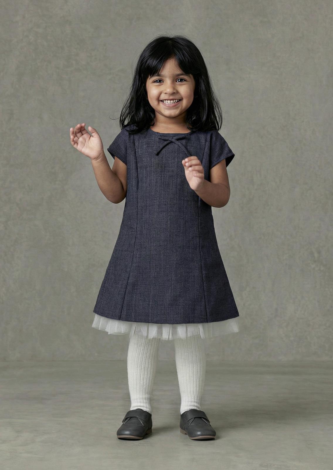 TIYA B0516 Grey Dress