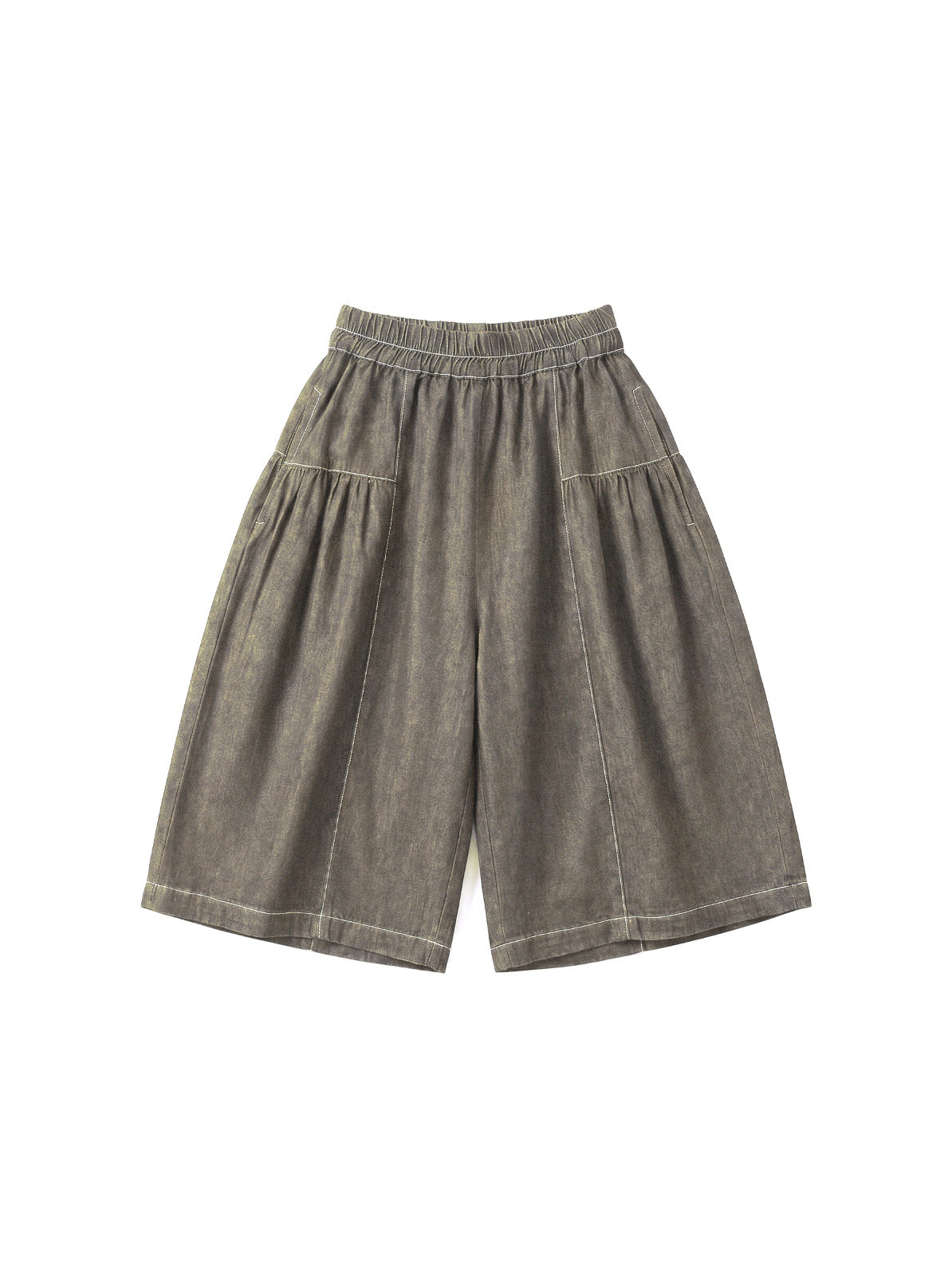 8133 Brown Denim Pants For Girls