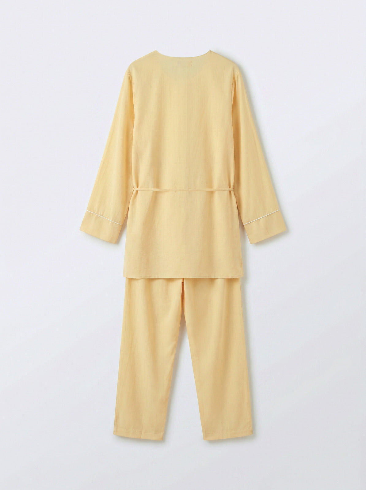 8255 Light Beige Top And Pants Set For Women