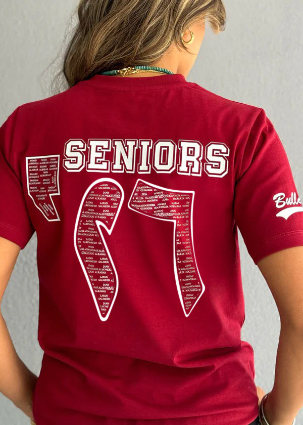 BBS Senior Female Red PE T-Shirt