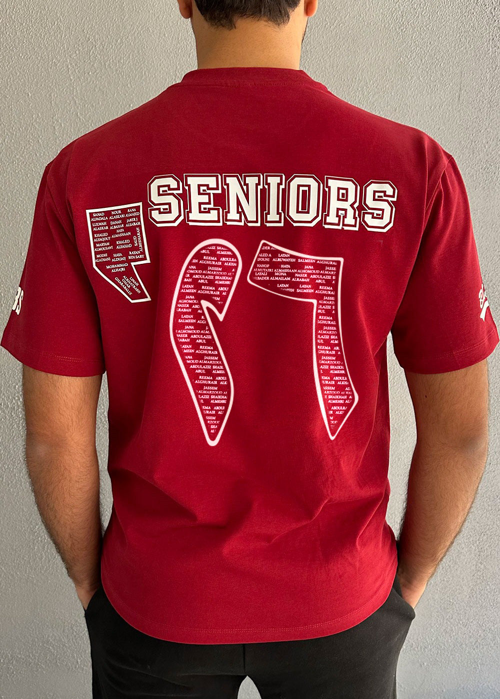 BBS Senior Male Red PE T-Shirt