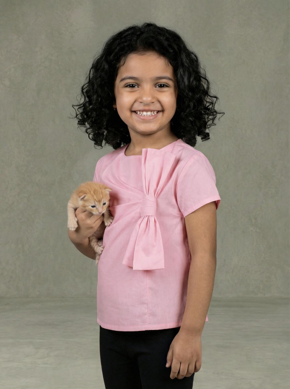 TIYA B0563 Pink Blouse