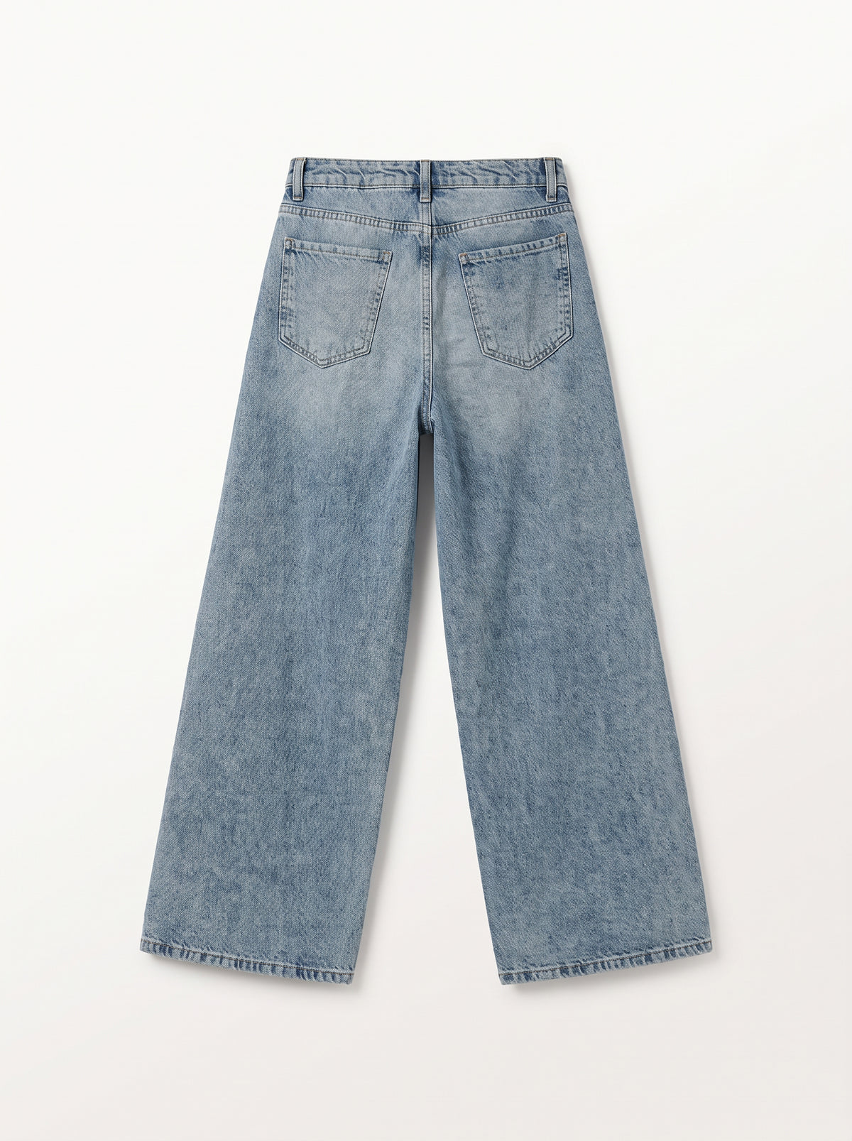 8217 Light Blue Denim Pants For Women