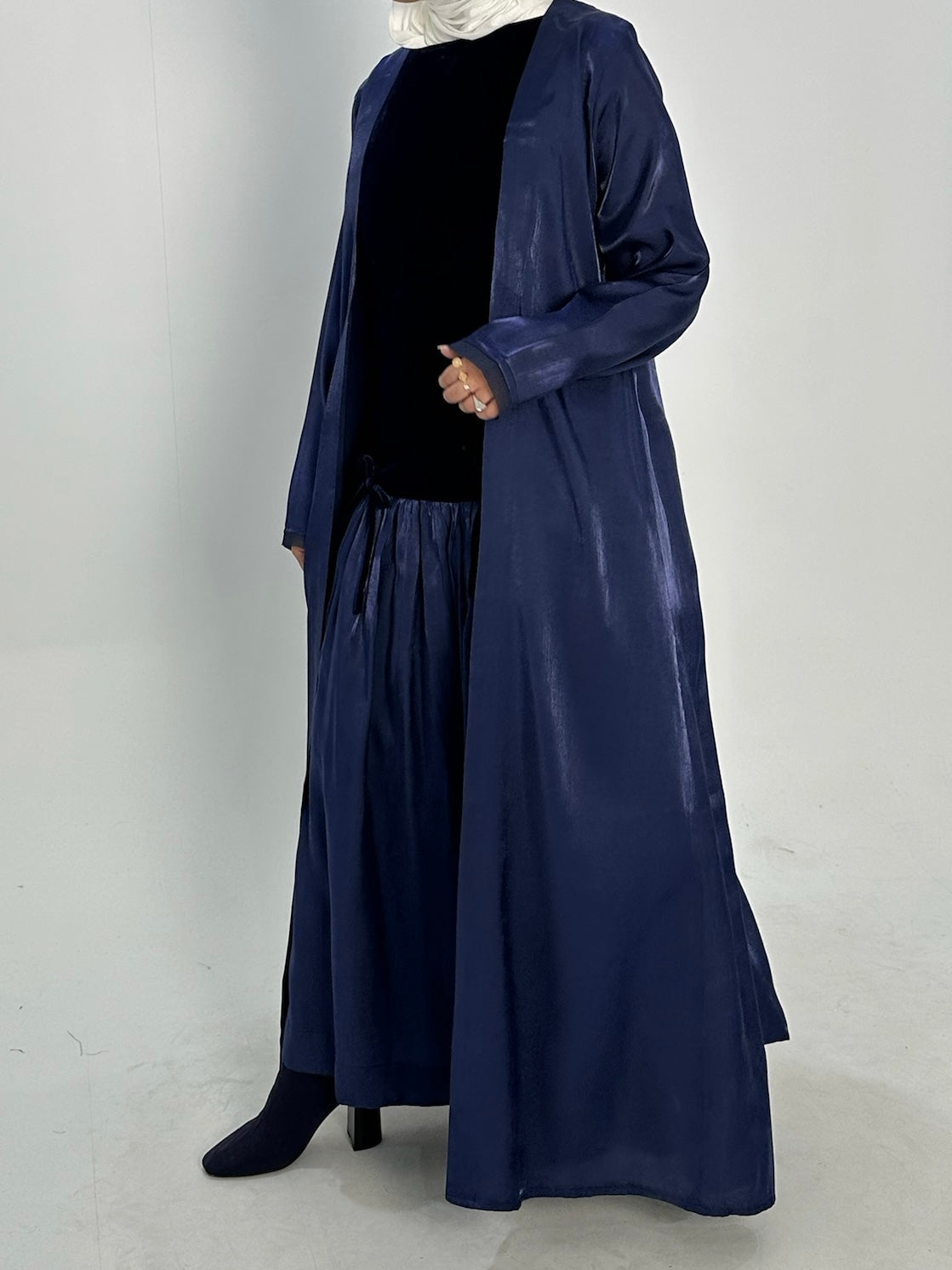 7723 Nova Midnight Blue Elegance Velvet Set For Women