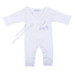 Picture of White Jumpsuit With Wings For Babies (With Name Embroidery)