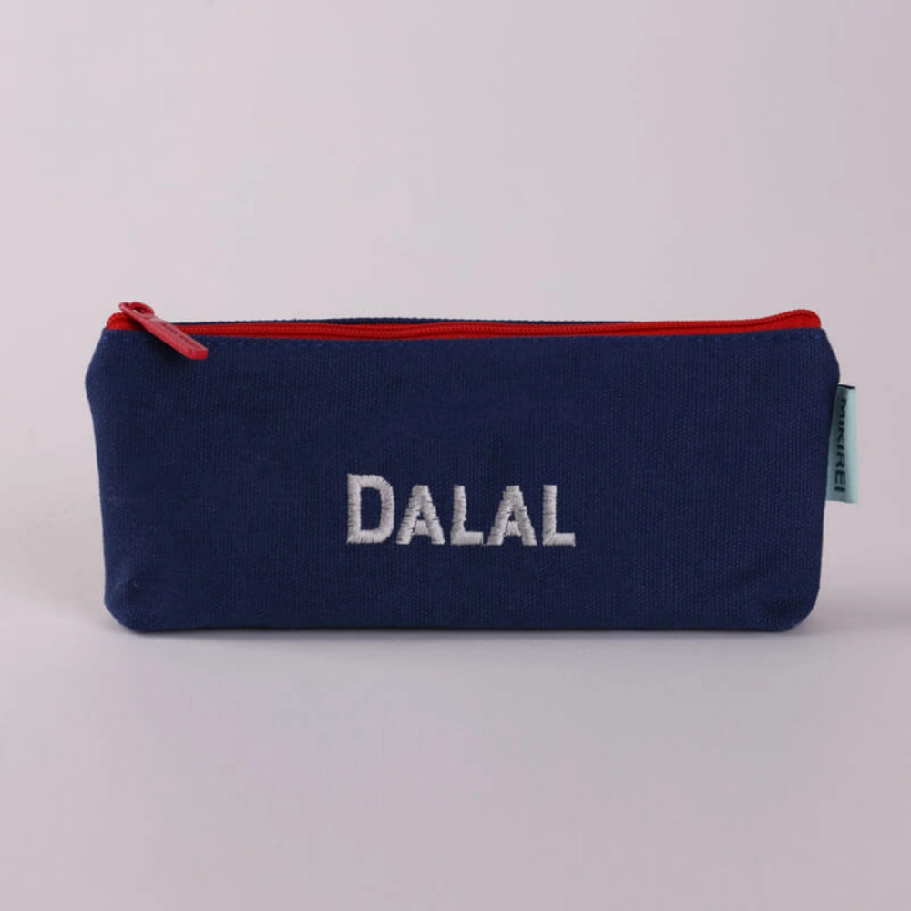 Picture of Navy Stationery Pouch (With Name Embroidery)