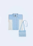 Picture of Blue 23SS0TB377331 Gergean Vest With Bag For Boys