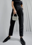 Picture of 7471 Black Stripes Pant For Women
