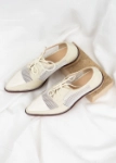 Picture of 7368 White Netted Shoe For Women SS0-24