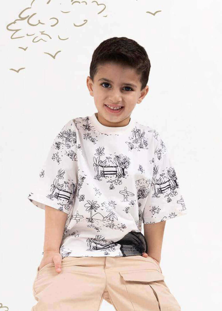 Picture of Tiya 24PSSTY35T0184 T-SHIRT