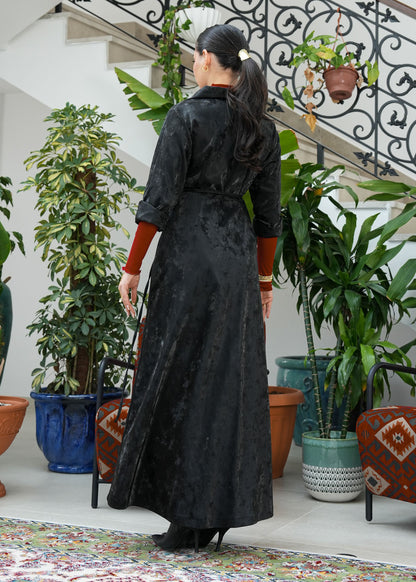 8089 Black Cardigan Daraa For Women