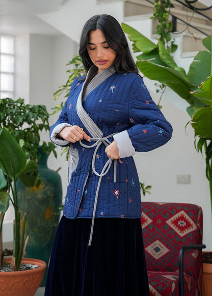 8060 Blue Ramadan Set For Women