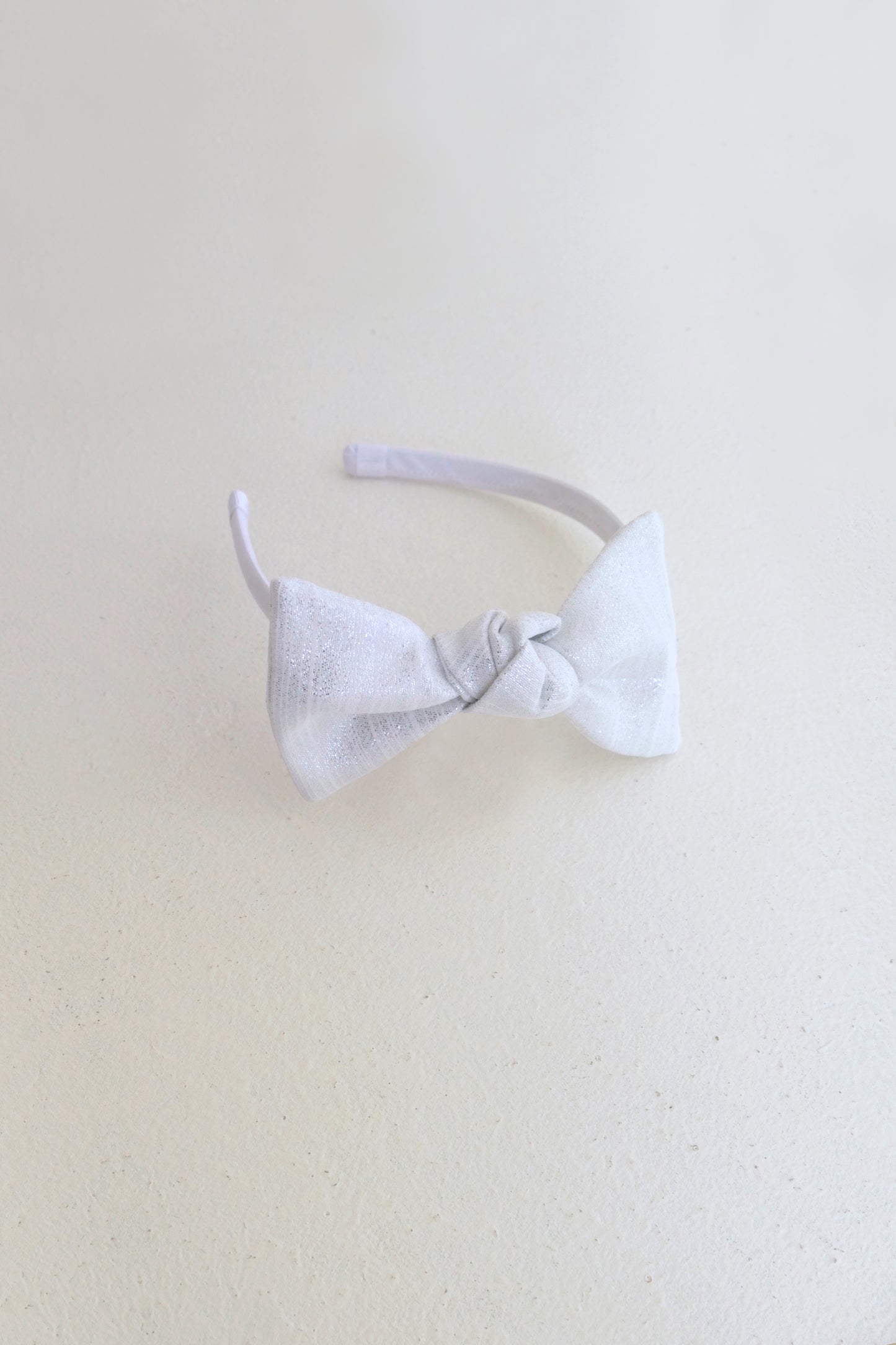 Tiya Mamino White Headband 25SS1MM18638 For Girls