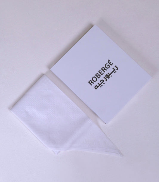 White Shemagh Roberge For Men