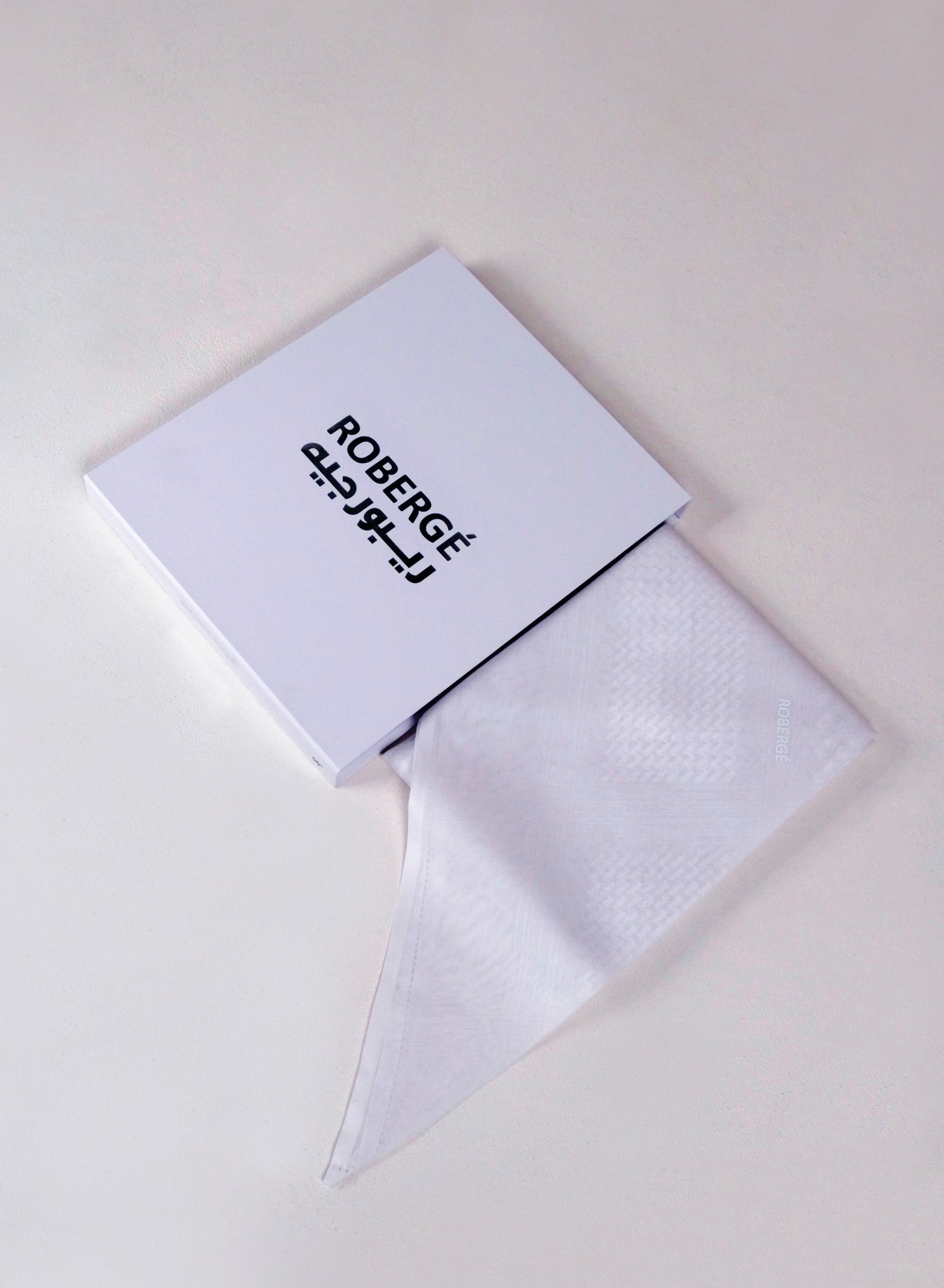 White Shemagh Roberge For Men