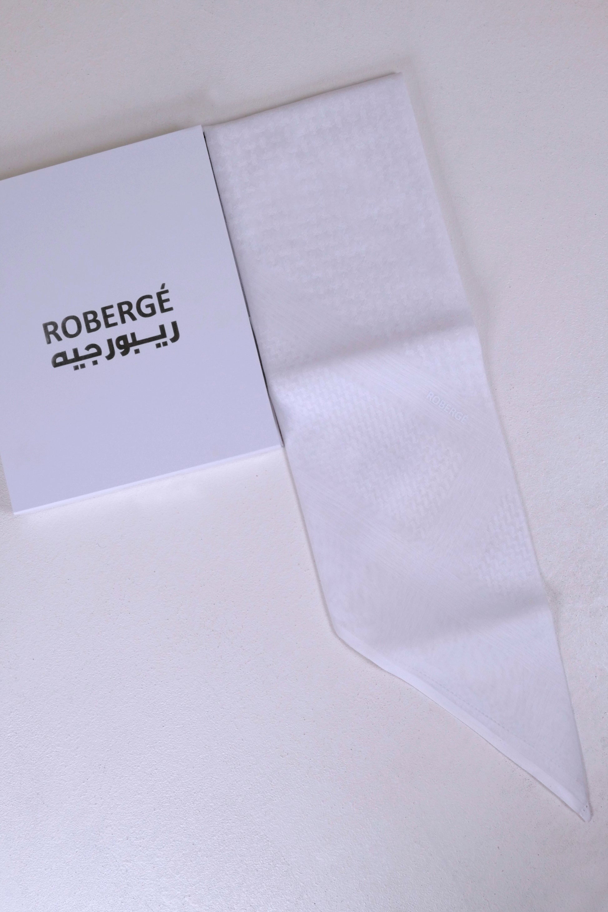 White Shemagh Roberge For Men