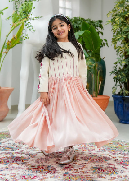 8039 Pink Star Daraa For Girls