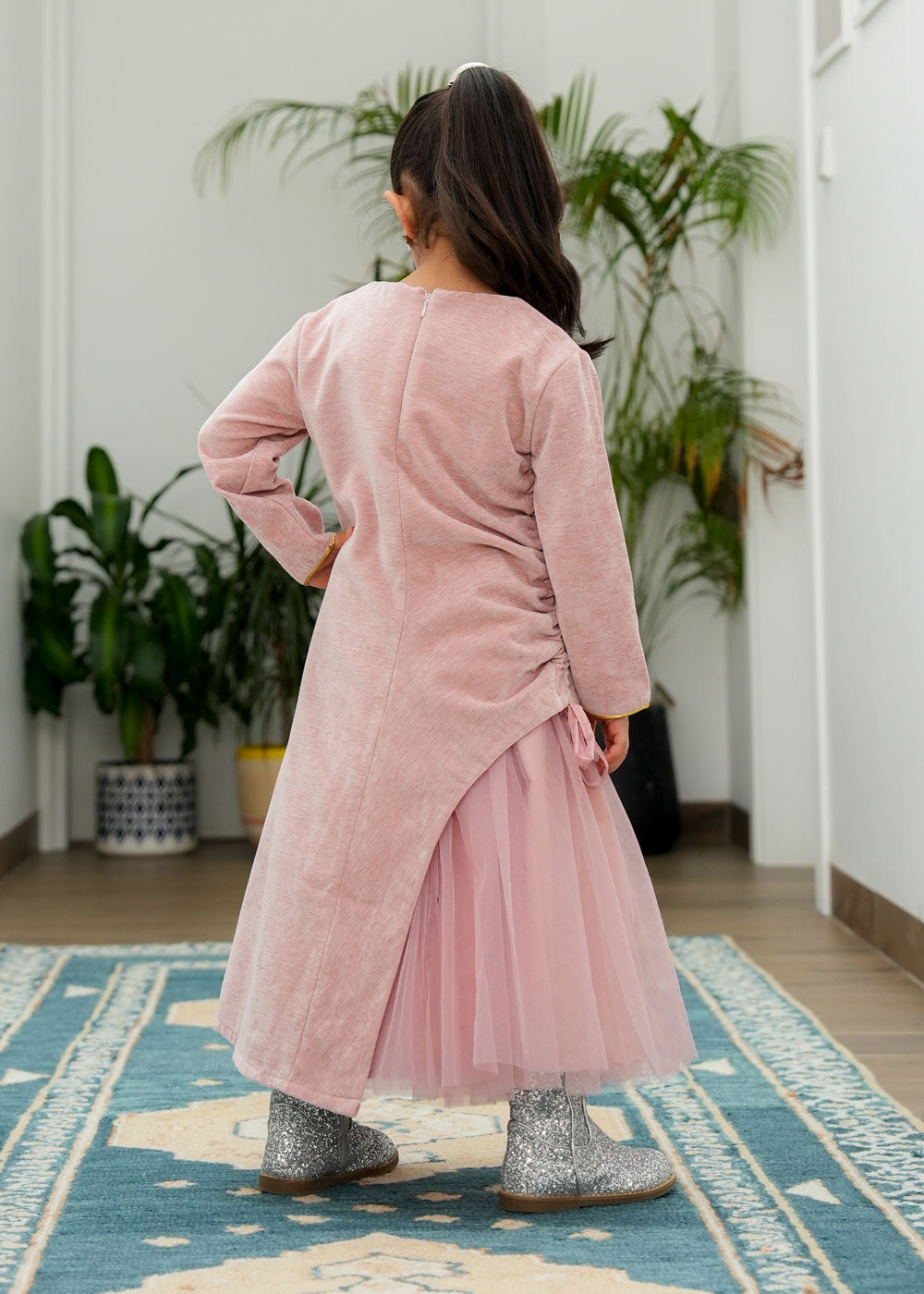 8036 Light Pink Daraa For Girls