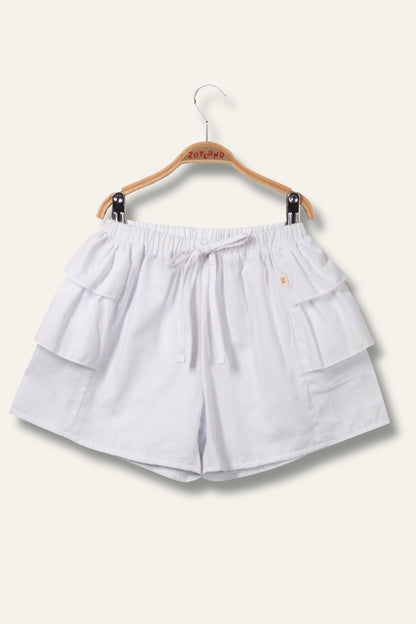 7875 White Shorts For Girls