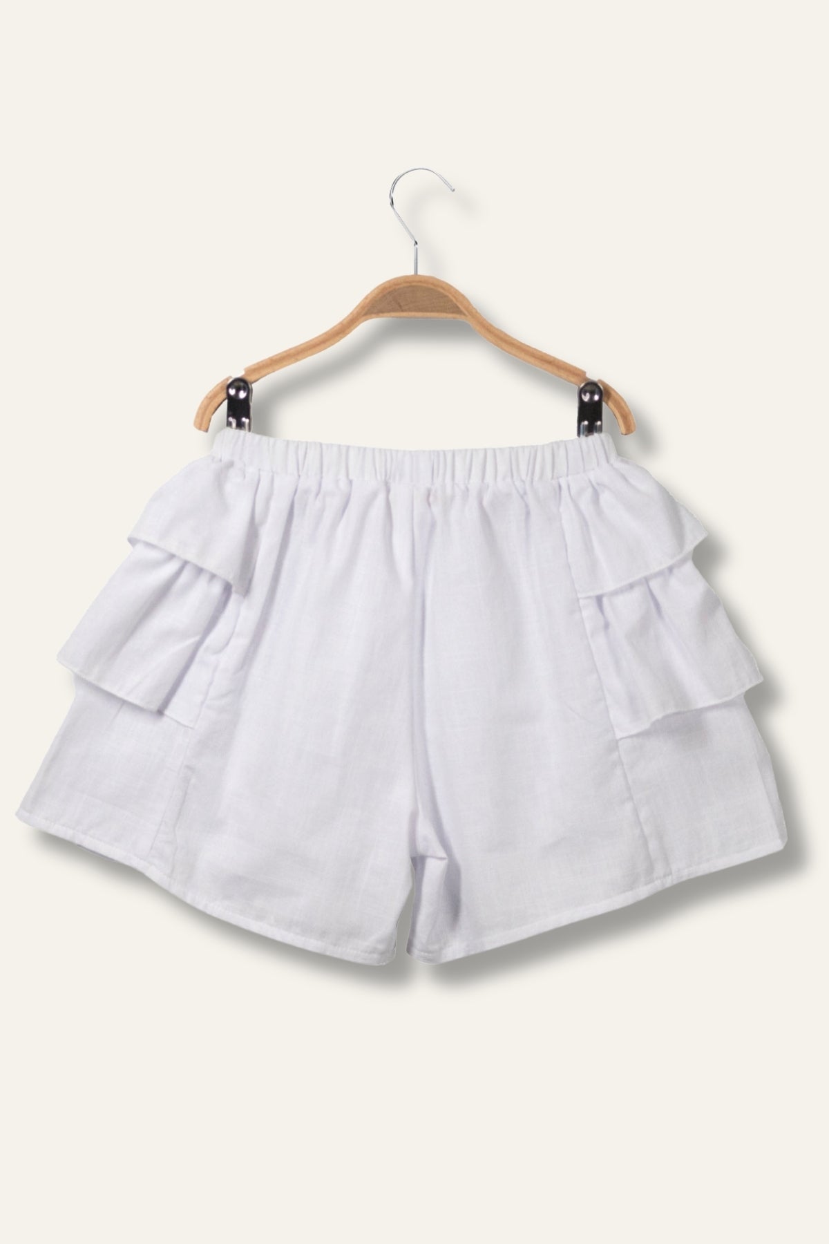 7875 White Shorts For Girls