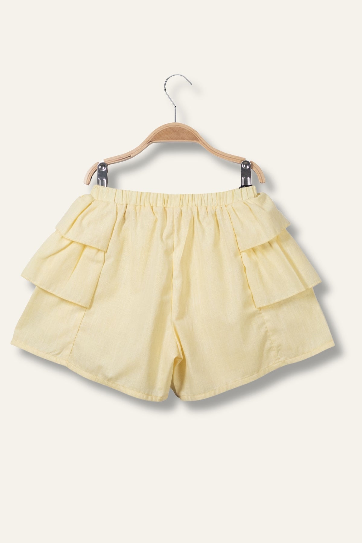 7875 Yellow Shorts For Girls