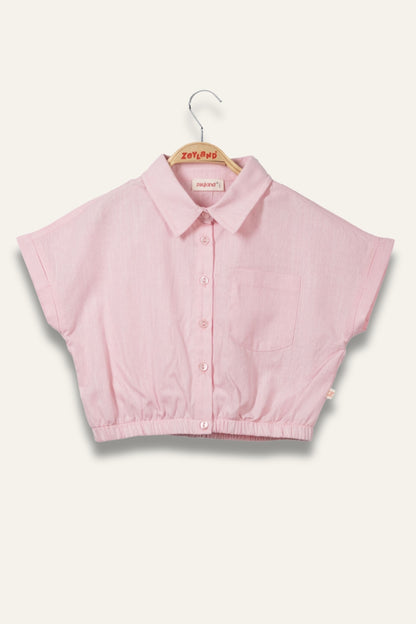 7877 Pink Top For Girls
