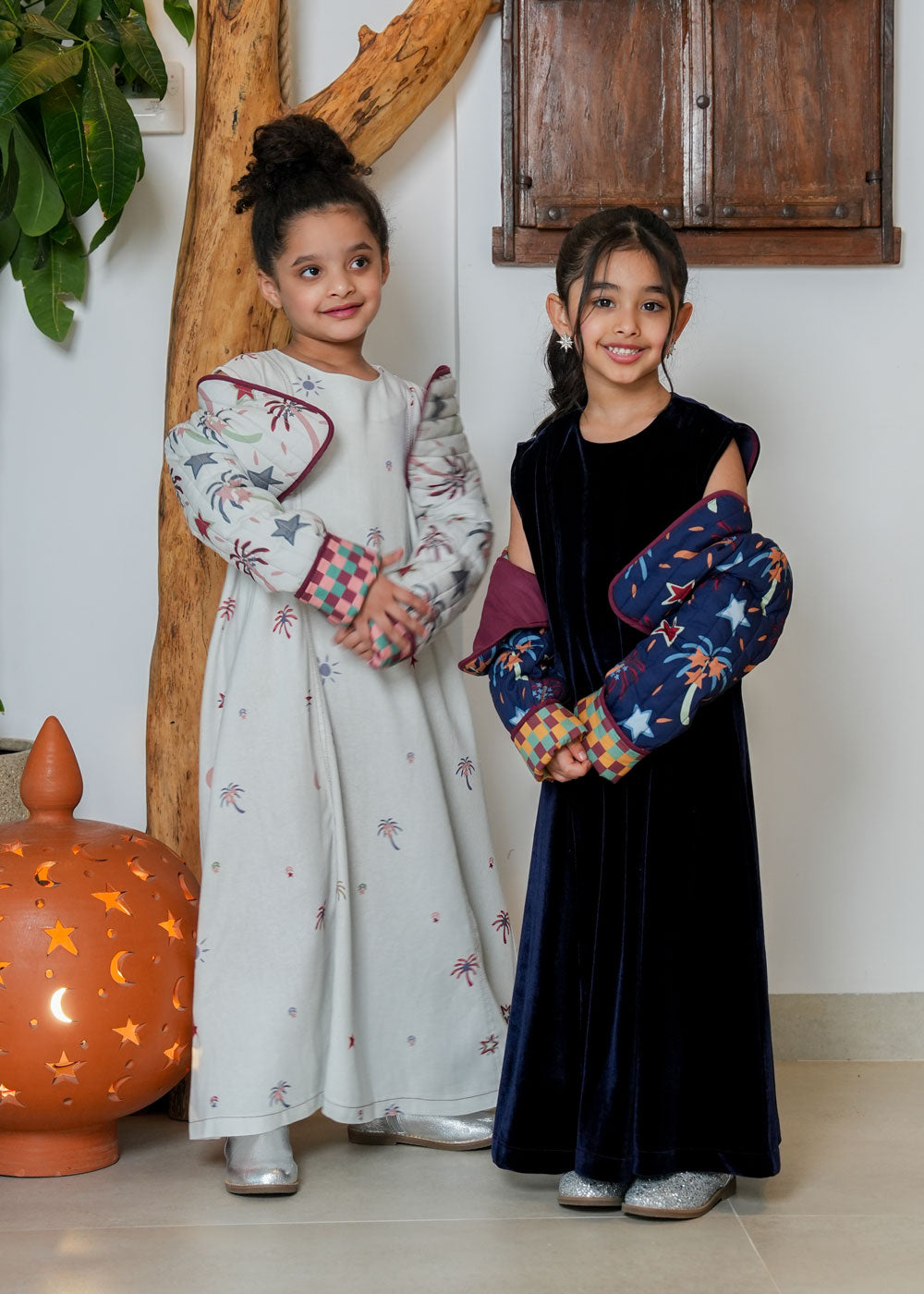 8057 White Daraa Set For Girls