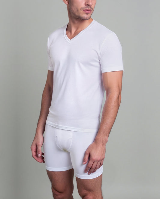 6 Pcs Al Jazeera V Neck Innerwear