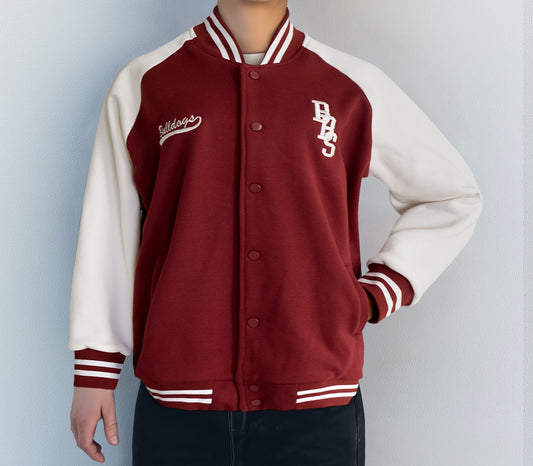 BBS Senior Red Bomber Jacket