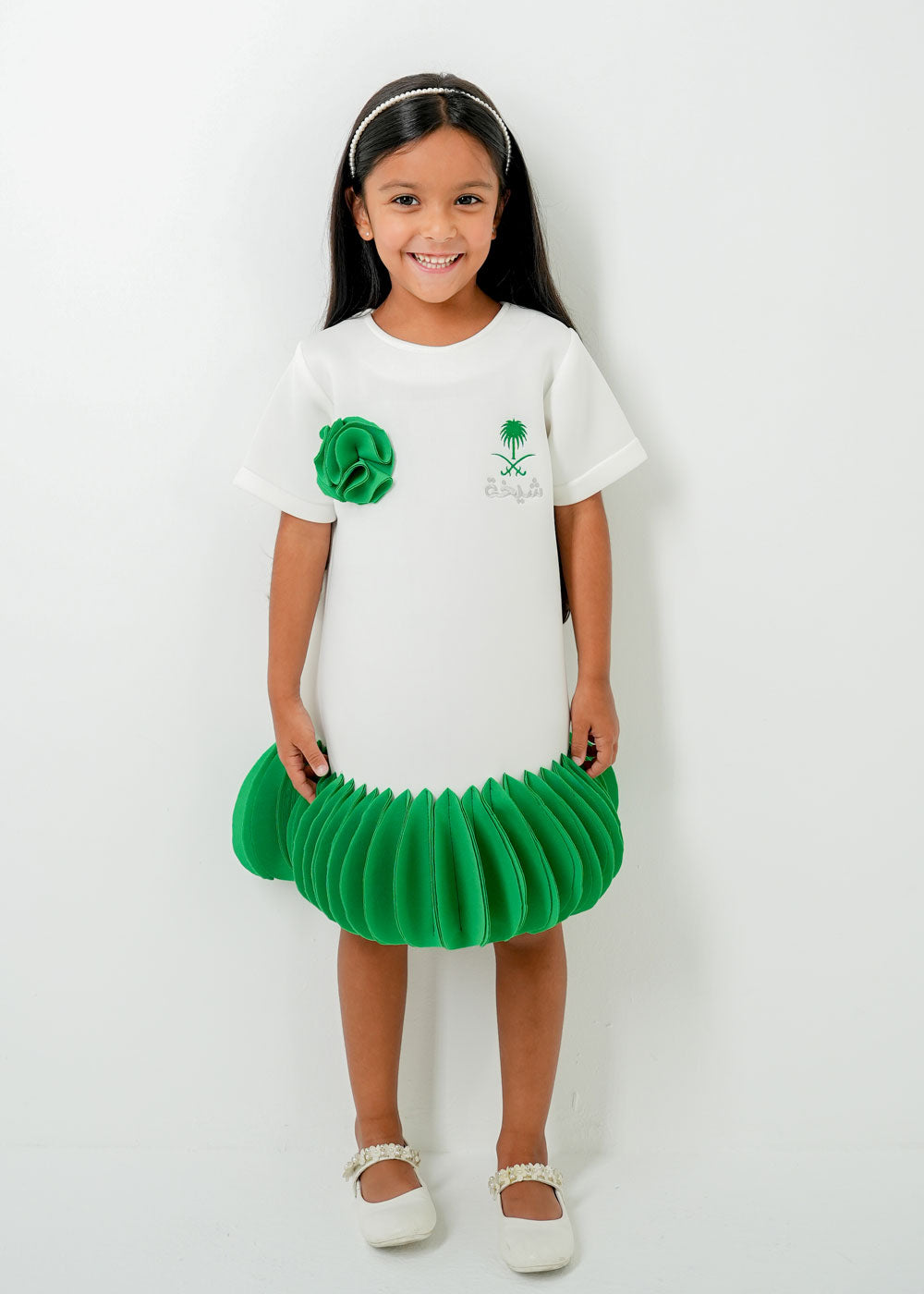 National Day Dress (With Name Embroidery Option)