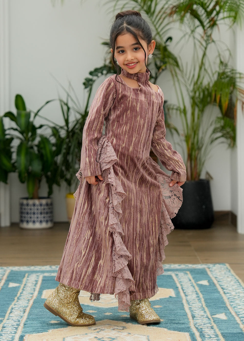 8070 Light Brown Daraa For Girls