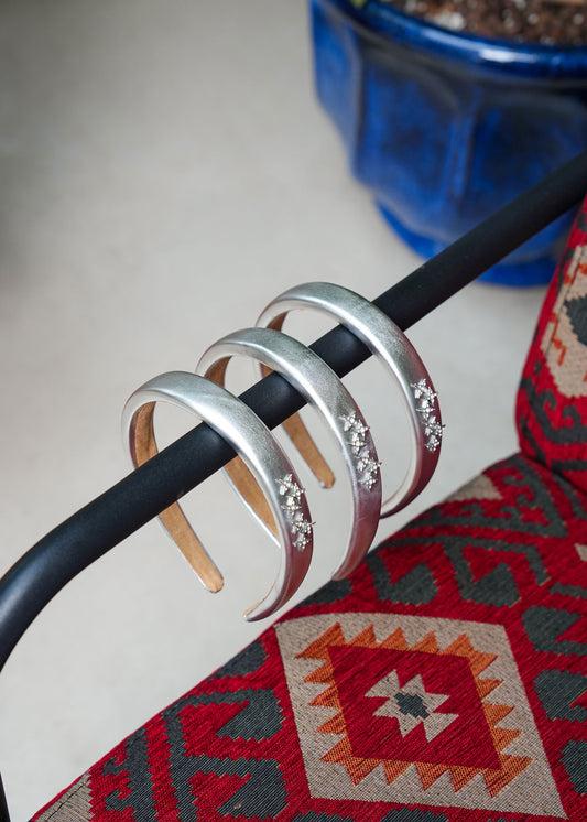 8088 Silver Headband M11