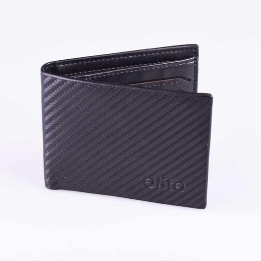 Black Wallet Elite With Soft Texture