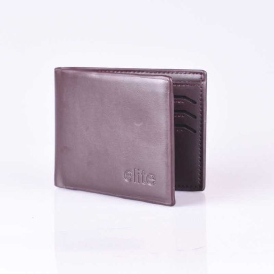 Plain Dark Brown Wallet Elite