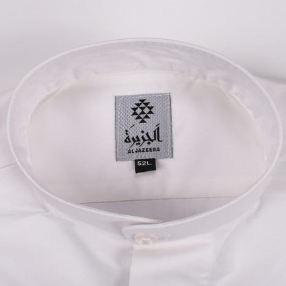 Sugar White Summer Dishdasha Al Jazeera For Men (With Name Embroidery)