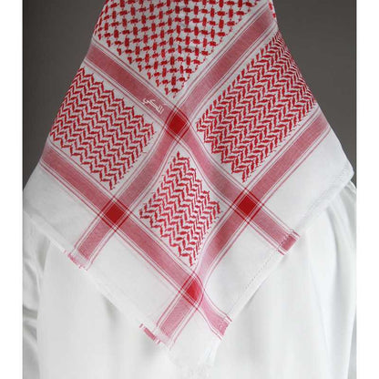 Red Shemagh Malaki For Boys (With Name Embroidery)