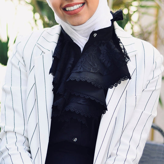 Black Sleeveless Shirt From Lulwa Alkhattaf